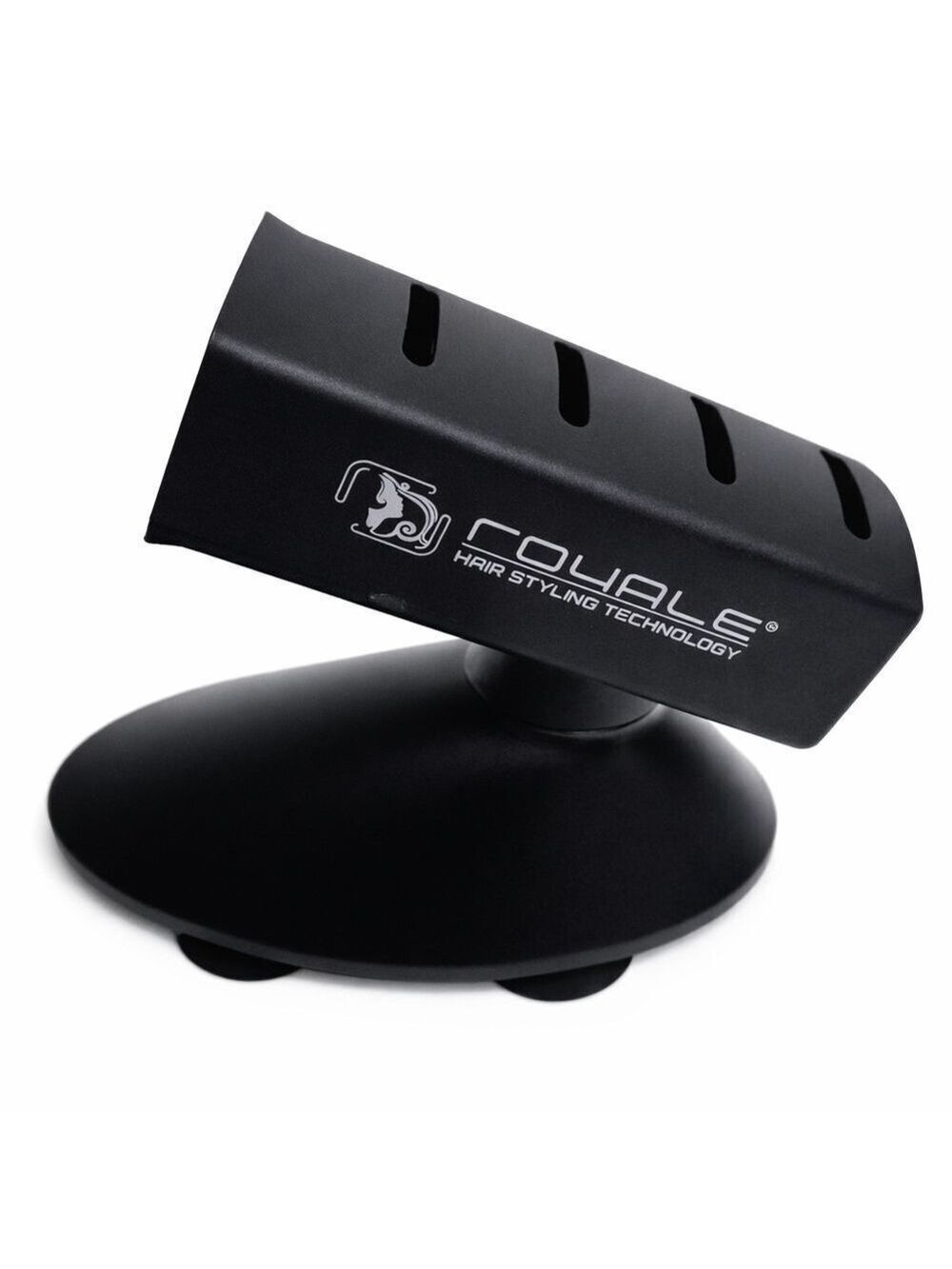 Royale Pro Black Hair Tool Holder | Curling Iron And Straightener Stand - New